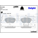 Delphi | Bremsbelagsatz, Scheibenbremse | LP1469 Delphi | Bremsbelagsatz, Scheibenbremse | LP1469