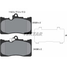 Textar | Bremsbelagsatz, Scheibenbremse | 2032501 Textar | Bremsbelagsatz, Scheibenbremse | 2032501