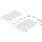 BOSCH 1 987 435 015 Innenraumfilter BOSCH 1 987 435 015 Innenraumfilter