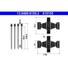 ATE | Zubehörsatz, Scheibenbremsbelag | 13.0460-0155.2