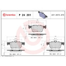 Brembo | Bremsbelagsatz, Scheibenbremse | P 24 201 Brembo | Bremsbelagsatz, Scheibenbremse | P 24 201