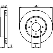 BOSCH | Bremsscheibe | 0 986 478 650