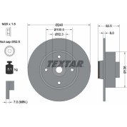 Textar | Bremsscheibe | 92154403