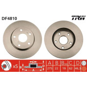 TRW | Bremsscheibe | DF4810