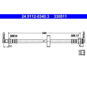 ATE | Bremsschlauch | 24.5112-0340.3