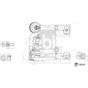 febi bilstein | Spurstangenkopf | 186265