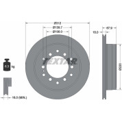 Textar | Bremsscheibe | 92231003