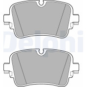 Delphi | Bremsbelagsatz, Scheibenbremse | LP3274