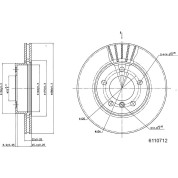 Metzger | Bremsscheibe | 6110712