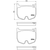 Brembo | Bremsbelagsatz, Scheibenbremse | P 50 062