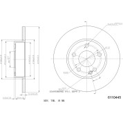 Metzger | Bremsscheibe | 6110445