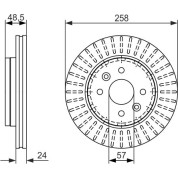 BOSCH | Bremsscheibe | 0 986 479 676