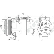 NRF | Kompressor, Klimaanlage | 32250