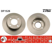 TRW | Bremsscheibe | DF1526