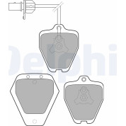 Delphi | Bremsbelagsatz, Scheibenbremse | LP1760