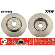 TRW | Bremsscheibe | DF4930S