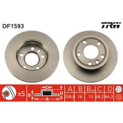 TRW | Bremsscheibe | DF1593