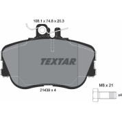 Textar | Bremsbelagsatz, Scheibenbremse | 2143905