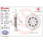 Brembo | Bremsscheibe | 09.B085.13