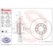 Brembo | Bremsscheibe | 09.9762.10