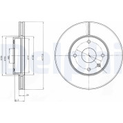 Delphi | Bremsscheibe | BG4193