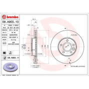 Brembo | Bremsscheibe | 09.A905.11