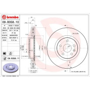 Brembo | Bremsscheibe | 09.B358.11