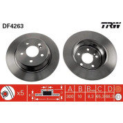 TRW | Bremsscheibe | DF4263