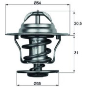 Mahle | Thermostat, Kühlmittel | TX 15 84D