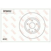 TRW | Bremsscheibe | DF8052