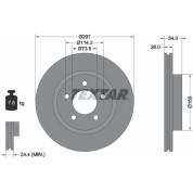 Textar | Bremsscheibe | 92230003