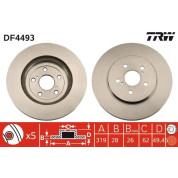 TRW | Bremsscheibe | DF4493