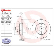 Brembo | Bremsscheibe | 09.B548.10