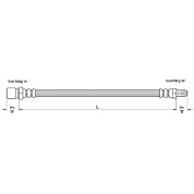 Metzger | Bremsschlauch | 4111112