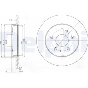 Delphi | Bremsscheibe | BG3607