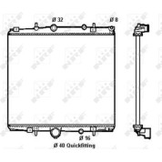 NRF | Kühler, Motorkühlung | 58313