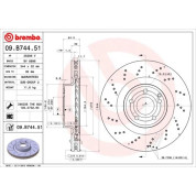 Brembo | Bremsscheibe | 09.B744.51