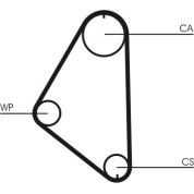 ContiTech | Zahnriemen | CT558