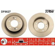 TRW | Bremsscheibe | DF6627