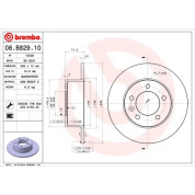 Brembo | Bremsscheibe | 08.B829.10