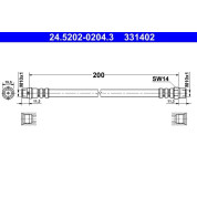 ATE | Bremsschlauch | 24.5202-0204.3