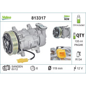 Valeo | Kompressor, Klimaanlage | 813317