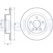 Delphi | Bremsscheibe | BG4812C