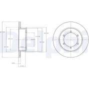 Delphi | Bremsscheibe | BG4218