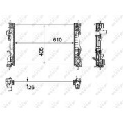 NRF | Kühler, Motorkühlung | 58492