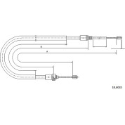 Metzger | Seilzug, Feststellbremse | 10.6035