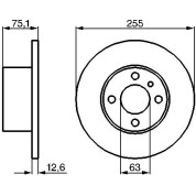 BOSCH | Bremsscheibe | 0 986 478 032