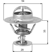 Gates | Thermostat, Kühlmittel | TH00782G1