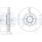 Delphi | Bremsscheibe | BG4101