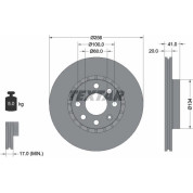 Textar | Bremsscheibe | 92056503